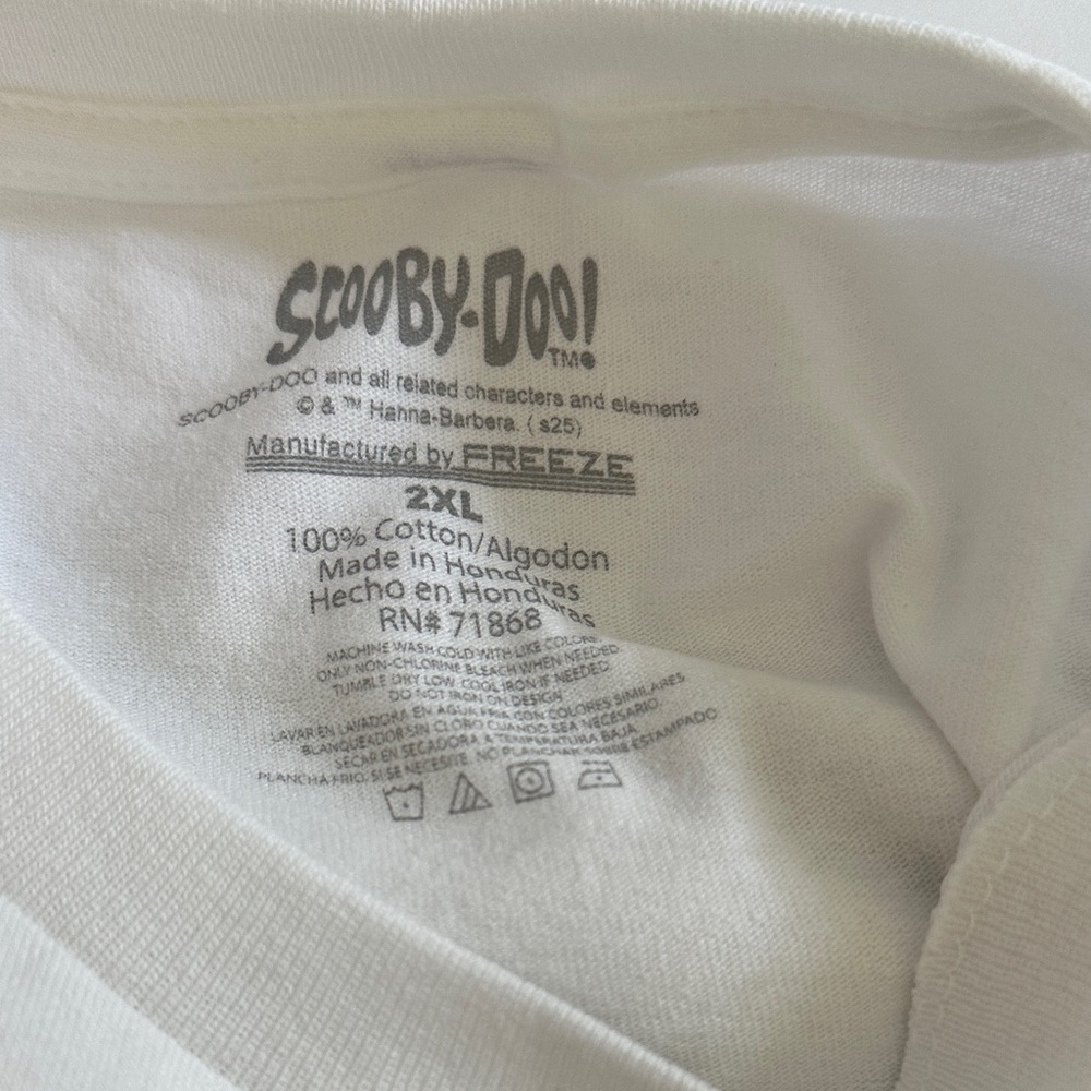 Freeze Scooby-Doo Dog Tee - White and Brown - Picture 2 of 3